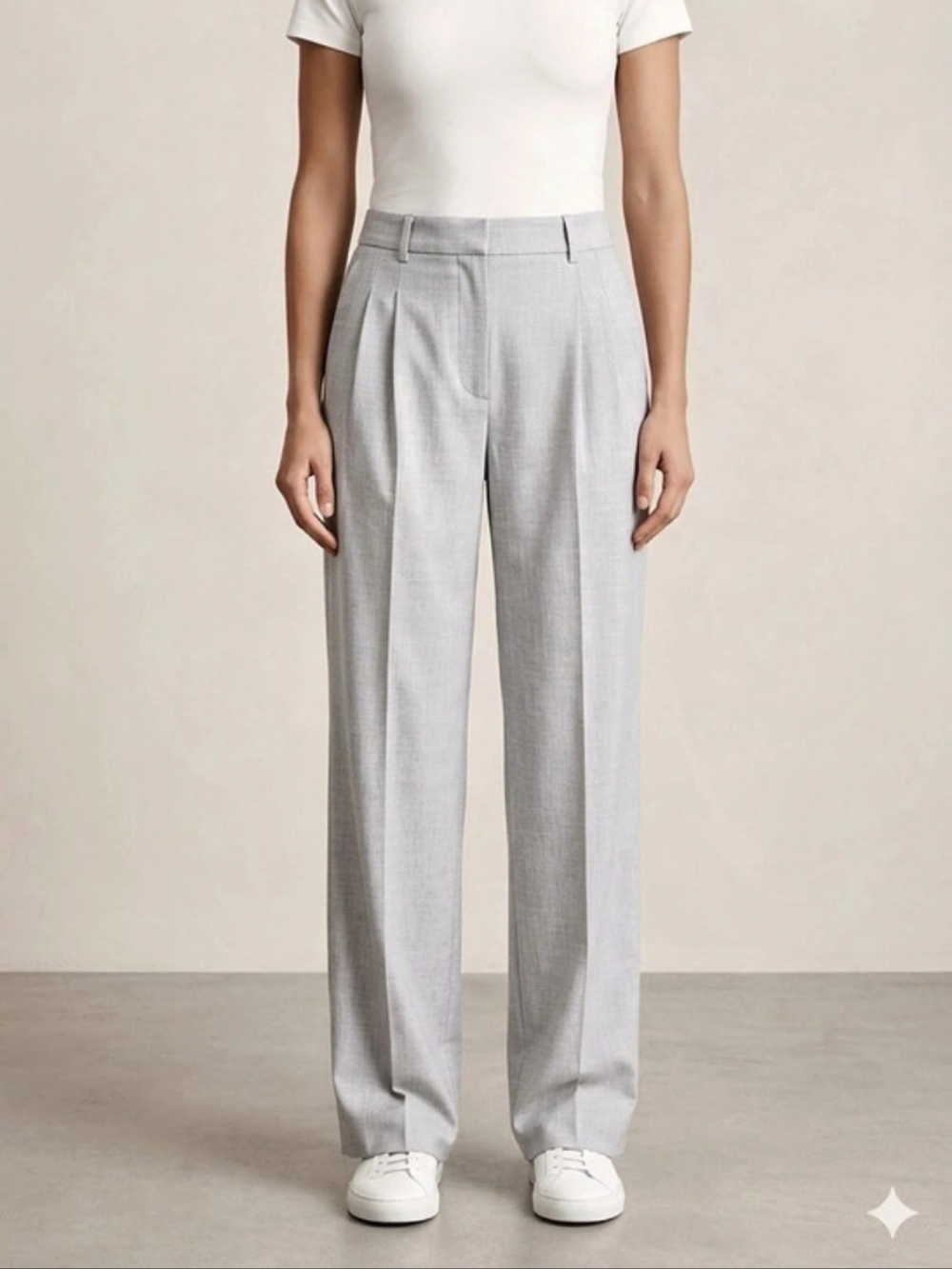 Aritzia The Effortless Pants Light Gray